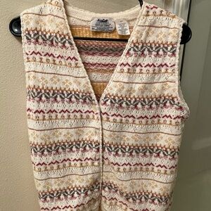 Northern Reflections Multicolor Knit Vest